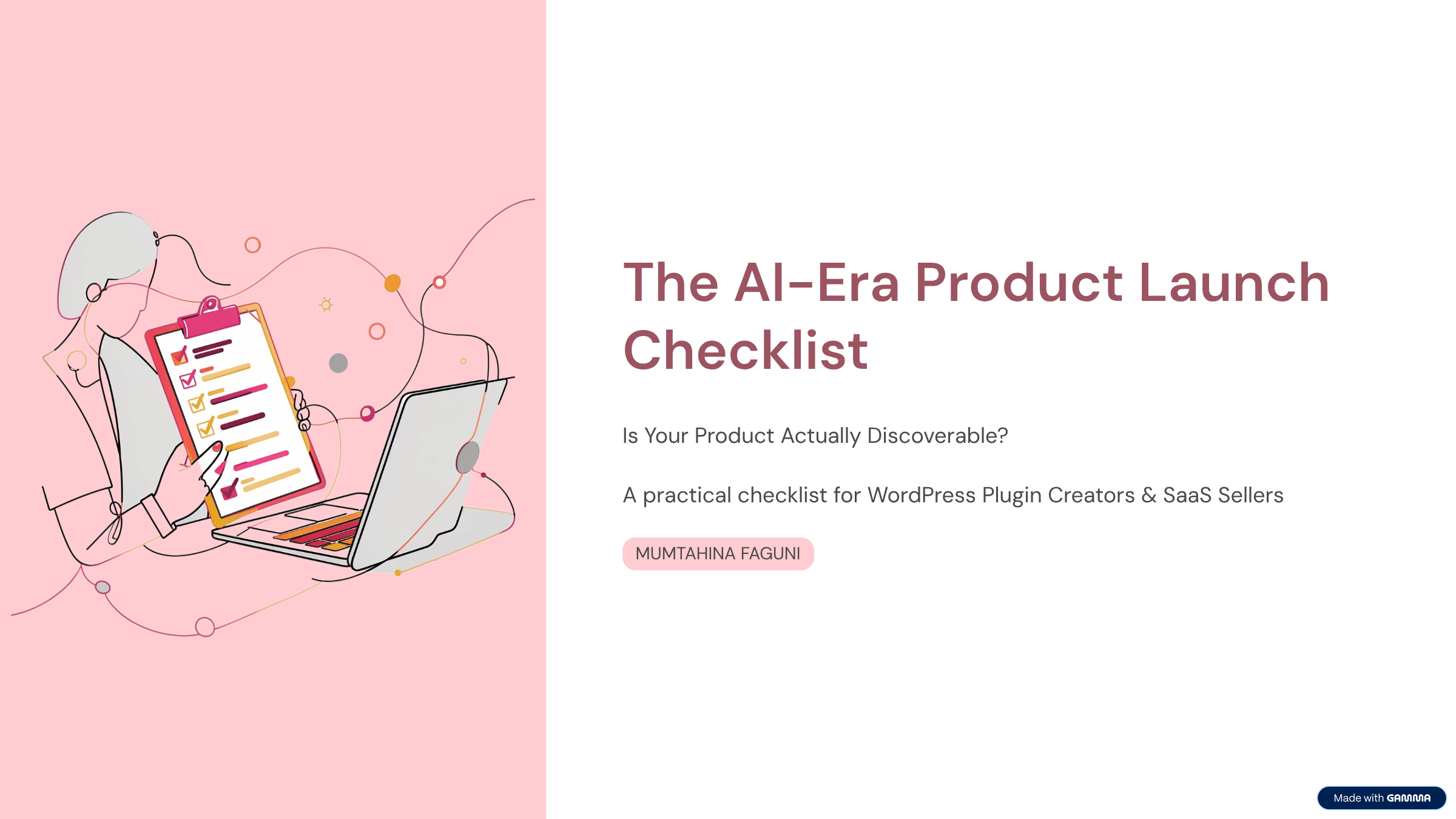 My Session at WordPress Dhaka Meetup: AI-Era Product Launch Checklist